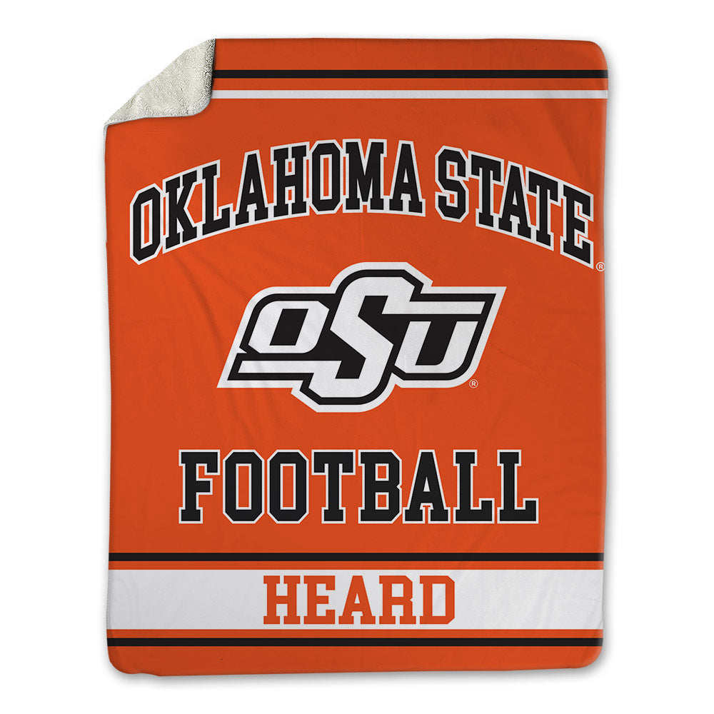 Oklahoma State - NCAA Football : camron Heard - Blanket-0