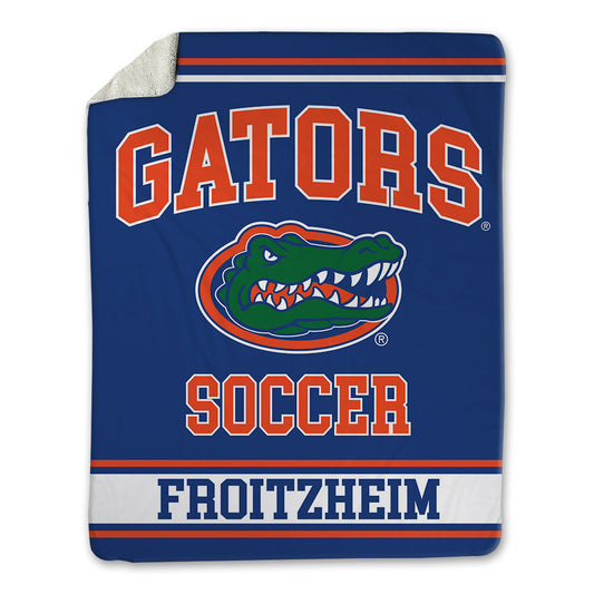 Florida - NCAA Women's Soccer : Lucy Froitzheim - Blanket-0