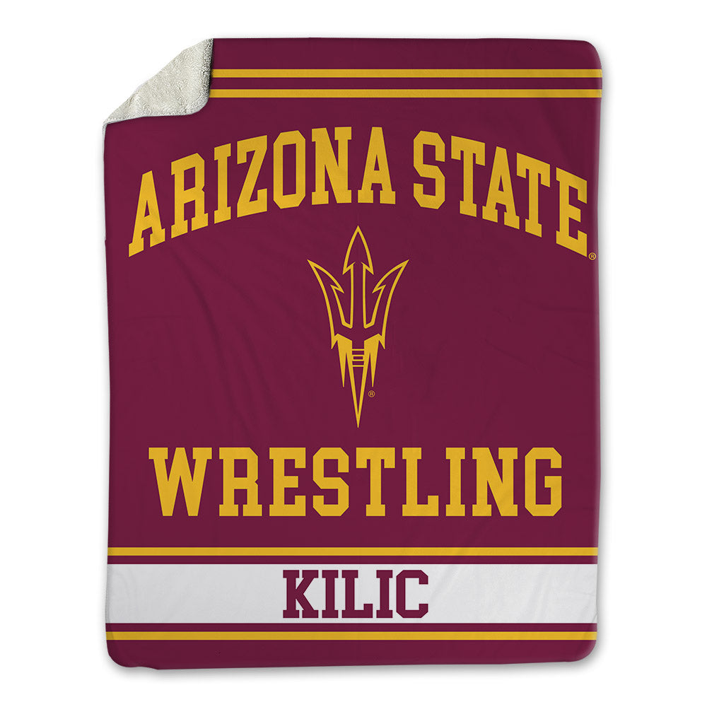 Arizona State - NCAA Wrestling : Michael Kilic - Blanket-0