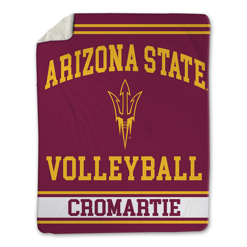 Arizona State - NCAA Women's Volleyball : Shania Cromartie - Blanket-0