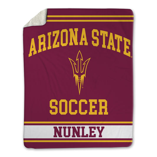 Arizona State - NCAA Women's Soccer : Brianna Nunley - Blanket-0