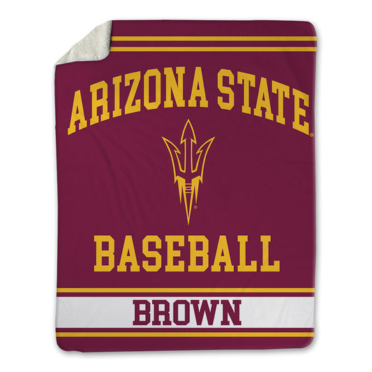 Arizona State - NCAA Baseball : Tommy Brown - Blanket-0