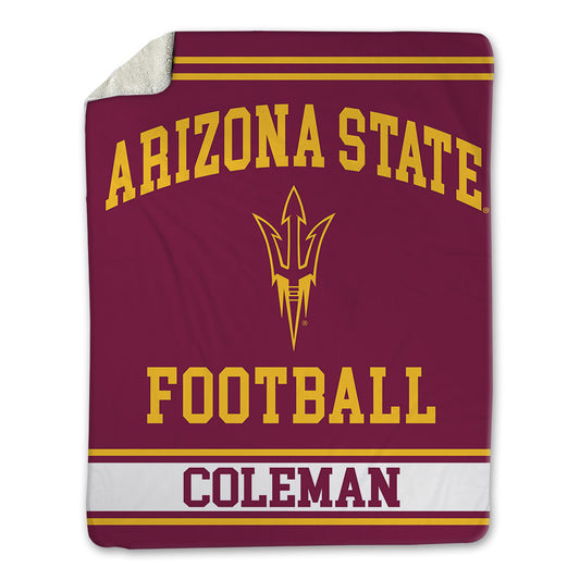 Arizona State - NCAA Football : Ben Coleman - Blanket-0