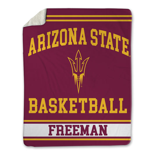 Arizona State - NCAA Men's Basketball : BJ Freeman - Blanket-0