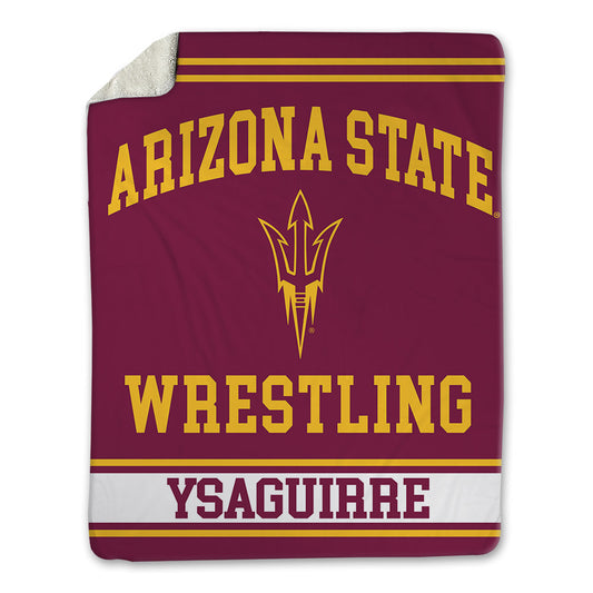 Arizona State - NCAA Wrestling : Emilio Ysaguirre - Blanket-0