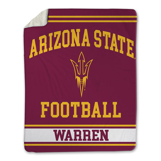 Arizona State - NCAA Football : Montana Warren - Blanket-0