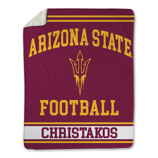 Arizona State - NCAA Football : Tommy Christakos - Blanket-0