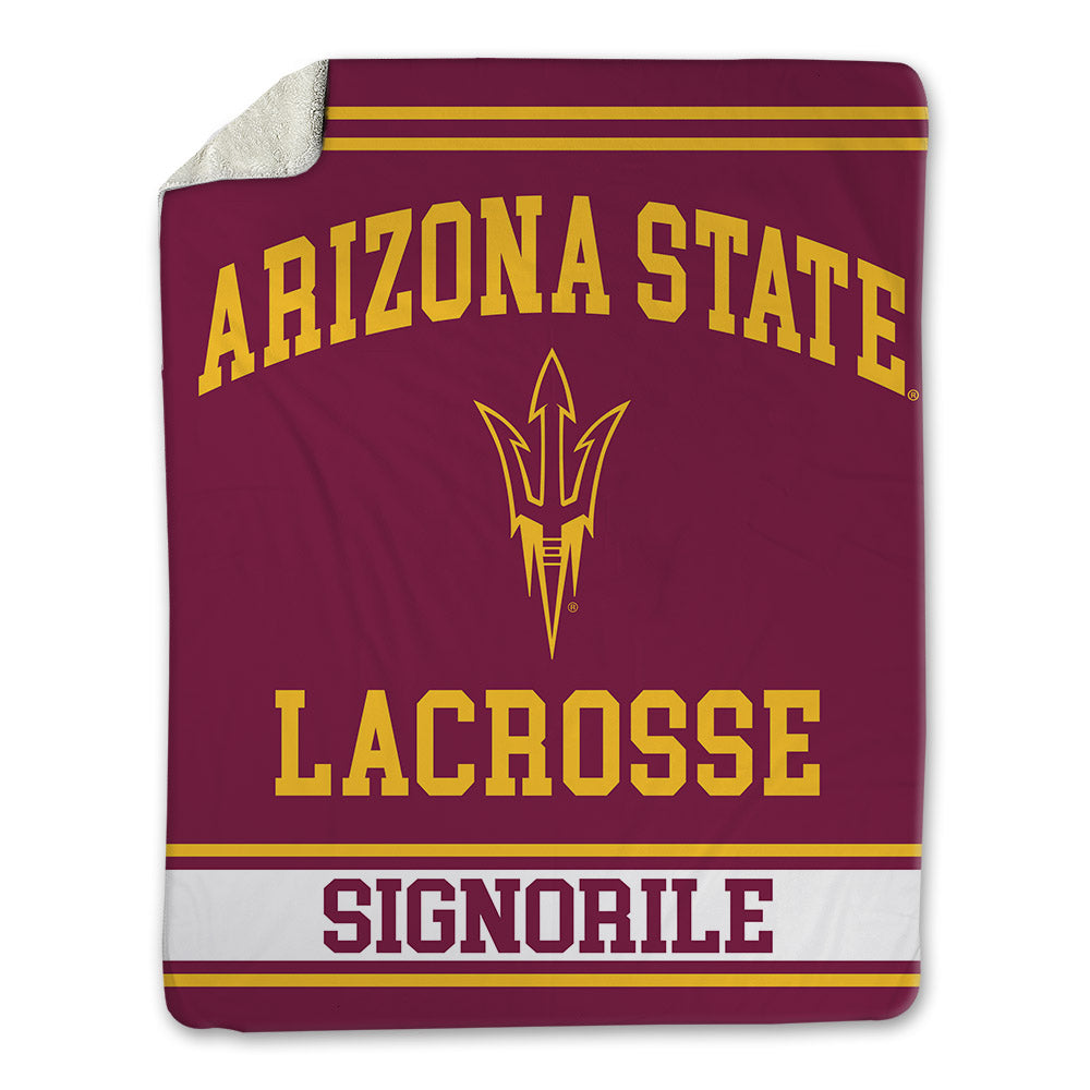 Arizona State - NCAA Women's Lacrosse : Maddy Signorile - Blanket-0