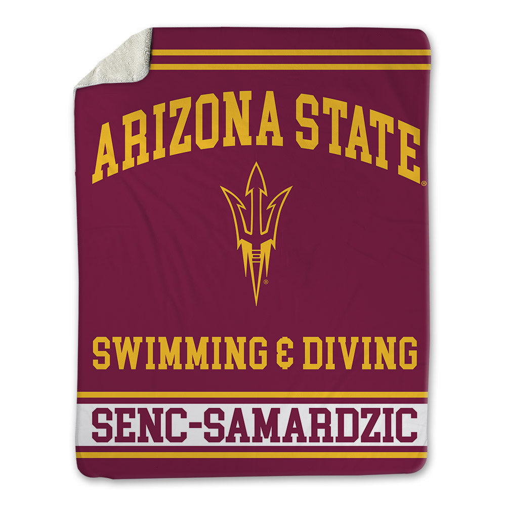 Arizona State - NCAA Men's Swimming & Diving : Filip Senc-Samardzic - Blanket-0