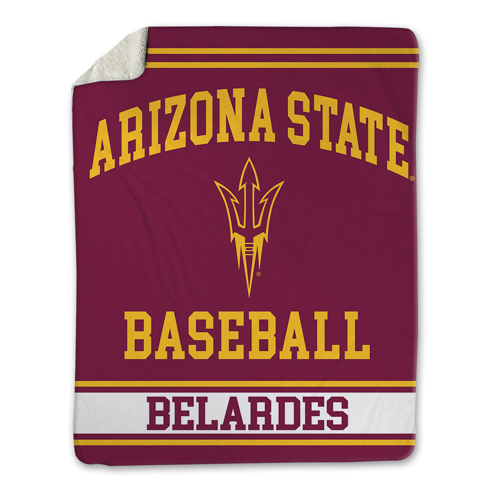 Arizona State - NCAA Baseball : Alec Belardes - Blanket-0