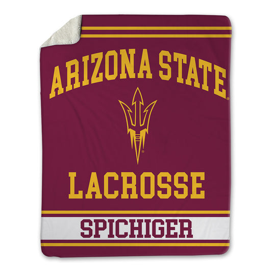 Arizona State - NCAA Women's Lacrosse : Regan Spichiger - Blanket-0