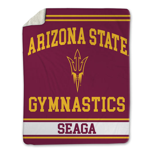 Arizona State - NCAA Women's Gymnastics : Chloe Seaga - Blanket-0