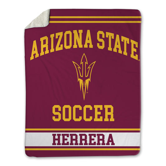 Arizona State - NCAA Women's Soccer : Olivia Herrera - Blanket-0