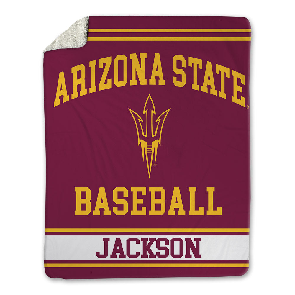 Arizona State - NCAA Baseball : Isaiah Jackson - Blanket-0