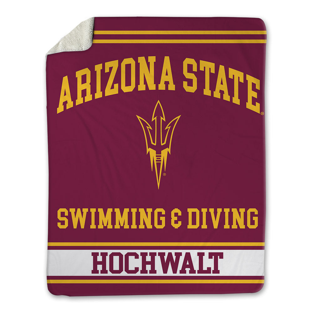 Arizona State - NCAA Men's Swimming & Diving : Michael Hochwalt - Blanket-0