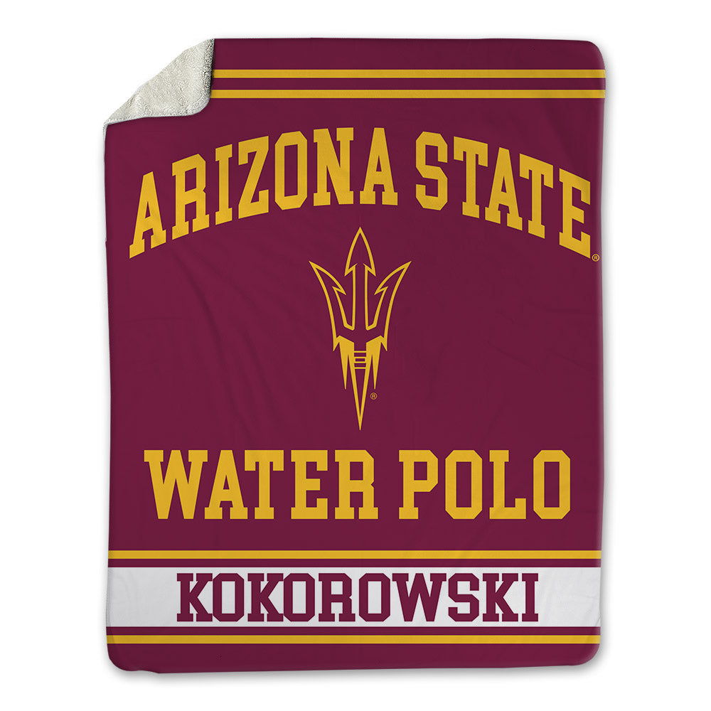 Arizona State - NCAA Women's Water Polo : Alison Kokorowski - Blanket-0