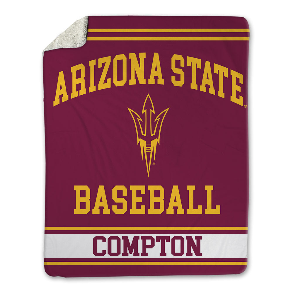 Arizona State - NCAA Baseball : Brandon Compton - Blanket-0