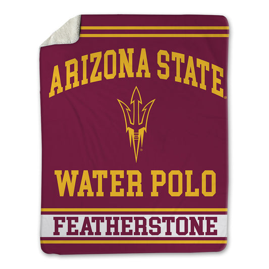 Arizona State - NCAA Women's Water Polo : Katherine Featherstone - Blanket-0