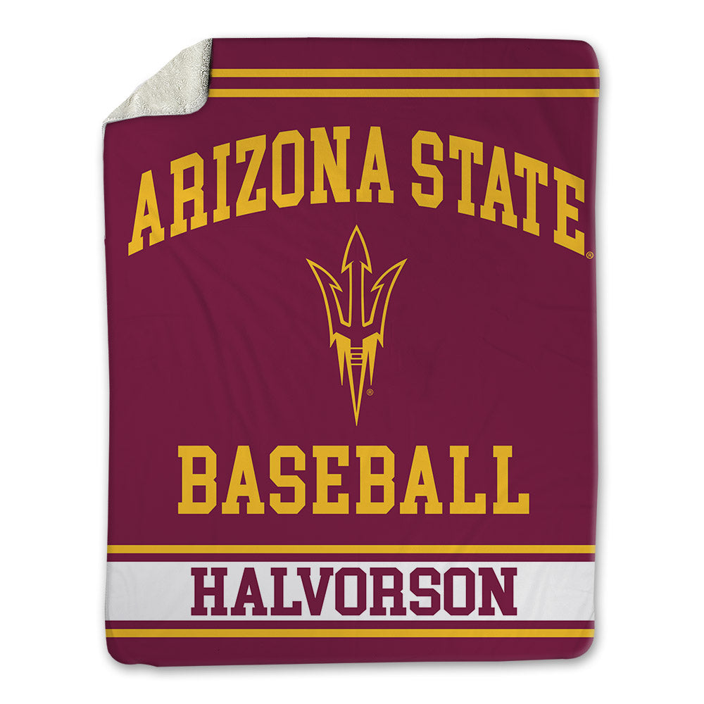 Arizona State - NCAA Baseball : Wyatt Halvorson - Blanket-0