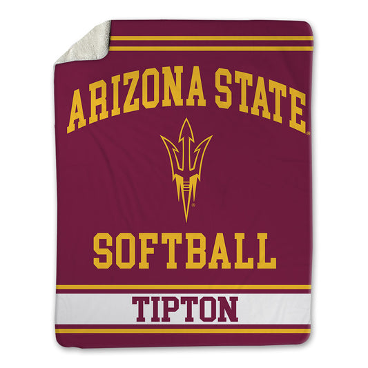 Arizona State - NCAA Softball : Julianne Tipton - Blanket-0