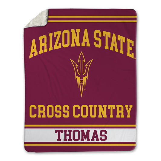 Arizona State - NCAA Men's Cross Country : Glenn Thomas - Blanket-0