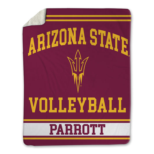 Arizona State - NCAA Women's Volleyball : Tatum Parrott - Blanket-0