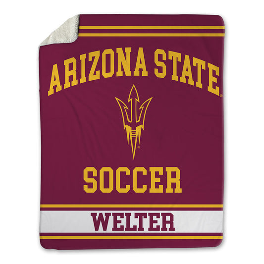 Arizona State - NCAA Women's Soccer : Dahlia Welter - Blanket-0