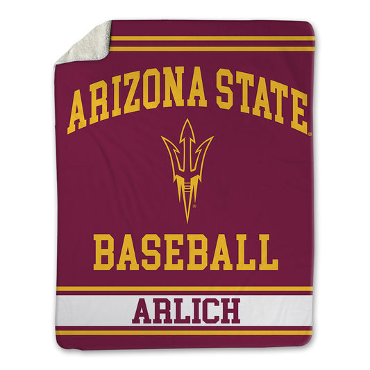 Arizona State - NCAA Baseball : Max Arlich - Blanket-0