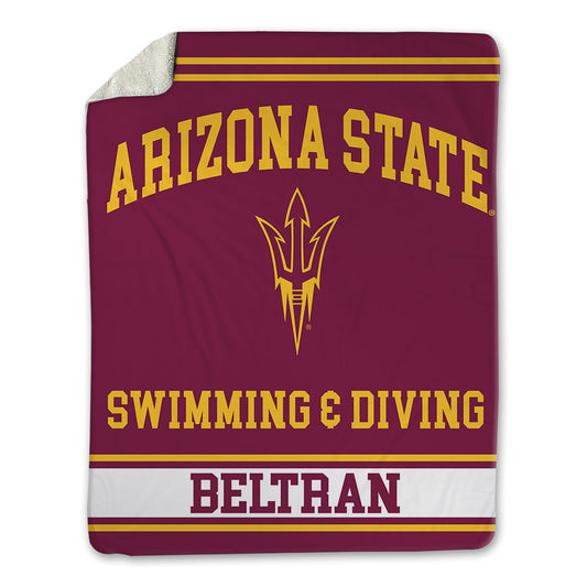 Arizona State - NCAA Women's Swimming & Diving : Ariel Beltran - Blanket-0