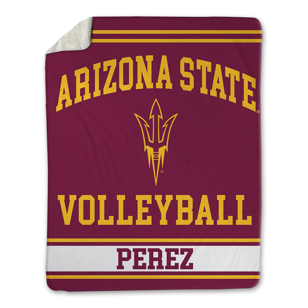 Arizona State - NCAA Women's Volleyball : Hokulani Perez - Blanket-0