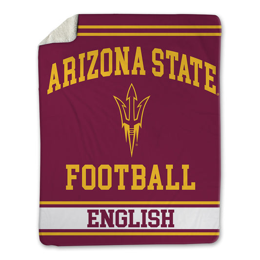 Arizona State - NCAA Football : Deric English - Blanket-0