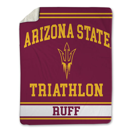 Arizona State - NCAA Triathlon : Naomi Ruff - Blanket-0