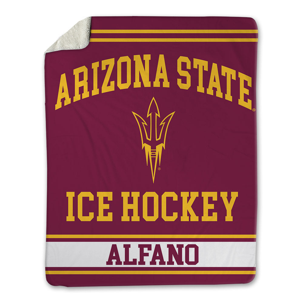 Arizona State - NCAA Men's Ice Hockey : Sam Alfano - Blanket-0