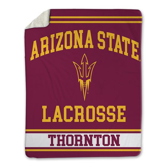 Arizona State - NCAA Women's Lacrosse : Anna Thornton - Blanket-0