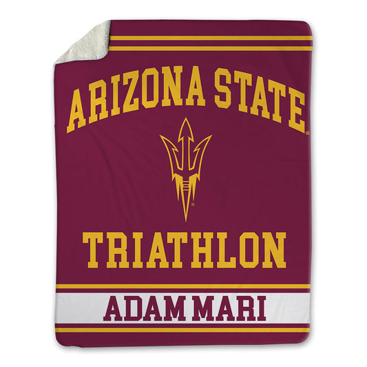 Arizona State - NCAA Triathlon : Zoe Adam Mari - Blanket-0