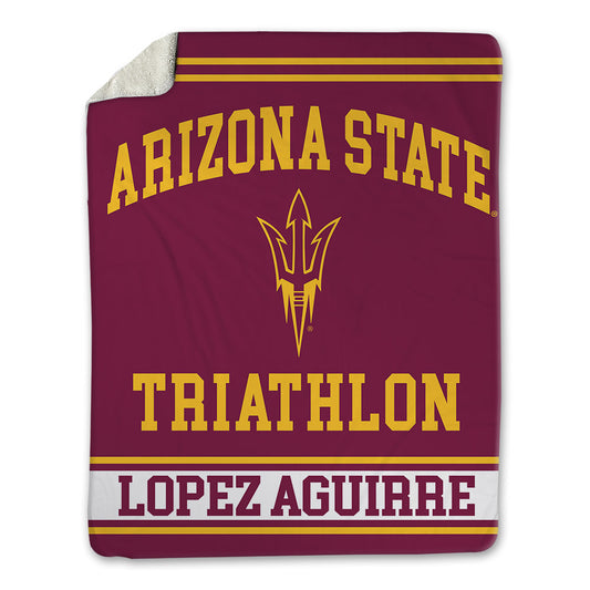 Arizona State - NCAA Triathlon : MJ Lopez Aguirre - Blanket-0