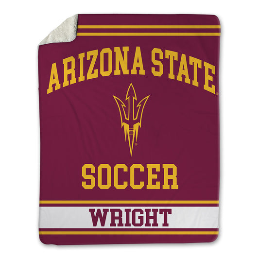 Arizona State - NCAA Women's Soccer : Ava Wright - Blanket-0