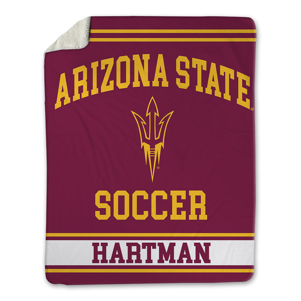 Arizona State - NCAA Women's Soccer : Oona Hartman - Blanket-0