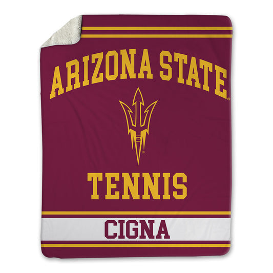 Arizona State - NCAA Men's Tennis : Nicola Cigna - Blanket-0