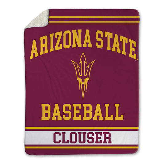 Arizona State - NCAA Baseball : Cooper Clouser - Blanket-0