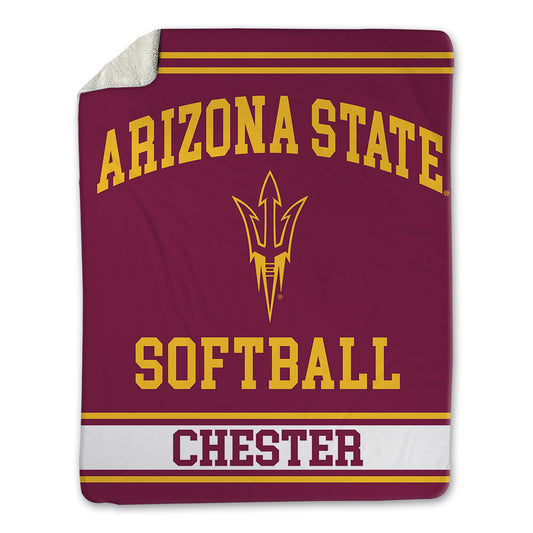 Arizona State - NCAA Softball : Katie Chester - Blanket-0