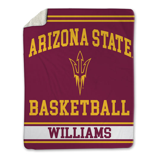 Arizona State - NCAA Men's Basketball : Jordan Williams - Blanket-0