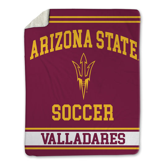 Arizona State - NCAA Women's Soccer : Cameron Valladares - Blanket-0