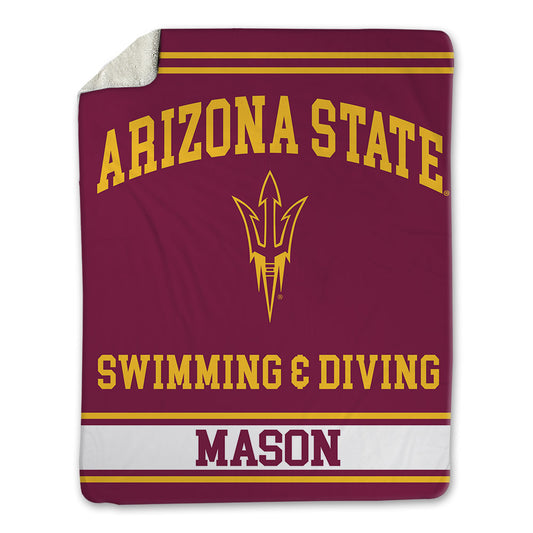 Arizona State - NCAA Men's Swimming & Diving : Jake Mason - Blanket-0