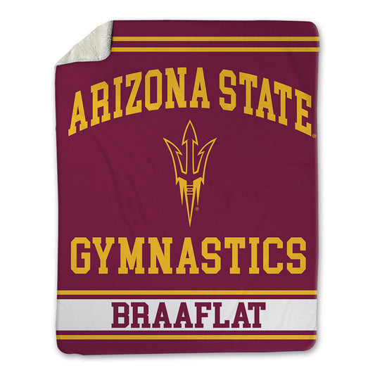 Arizona State - NCAA Women's Gymnastics : Halle Braaflat - Blanket-0