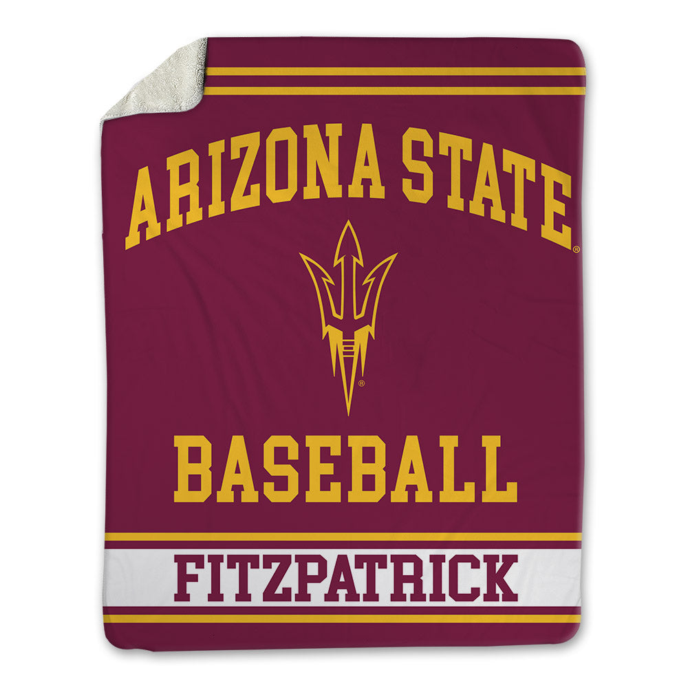 Arizona State - NCAA Baseball : Sean Fitzpatrick - Blanket-0