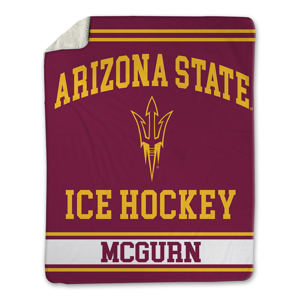 Arizona State - NCAA Men's Ice Hockey : Sean McGurn - Blanket-0