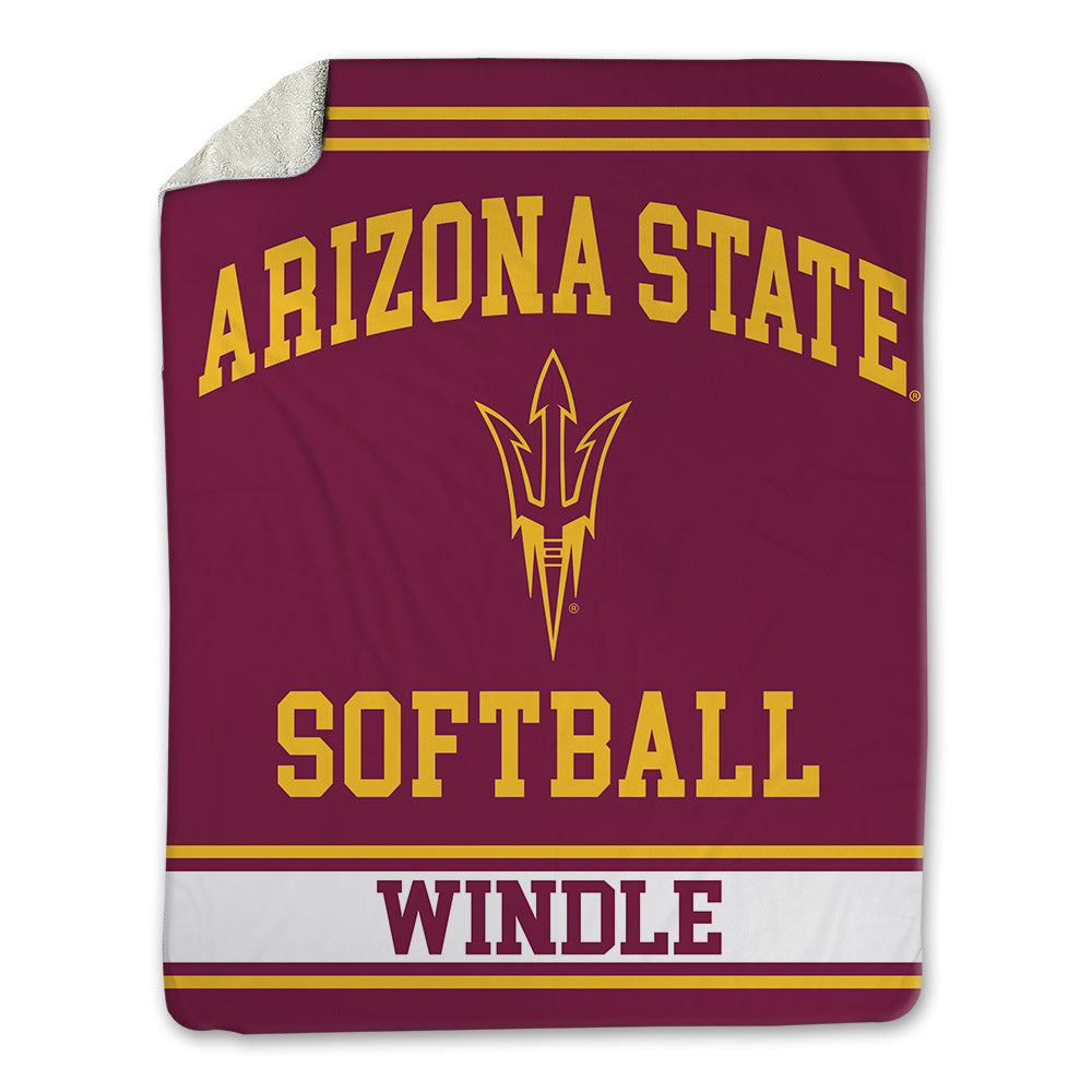 Arizona State - NCAA Softball : Tanya Windle - Blanket-0
