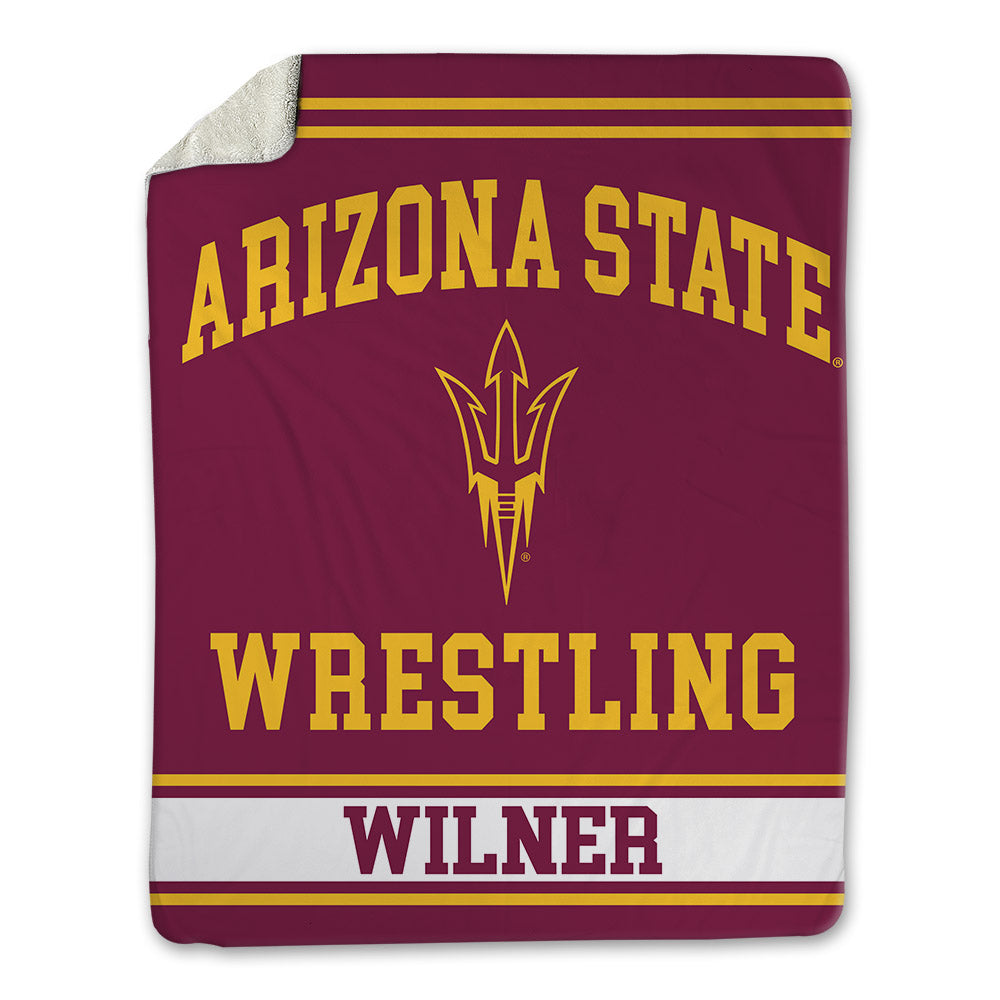 Arizona State - NCAA Wrestling : Max Wilner - Blanket-0