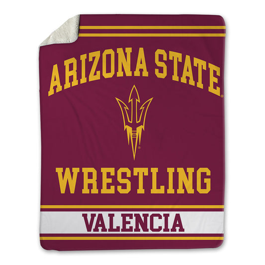 Arizona State - NCAA Wrestling : Cael Valencia - Blanket-0